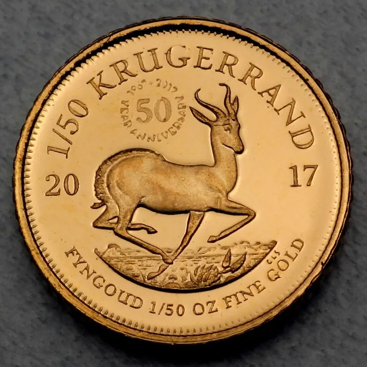 1/50oz Krügerrand Goldmünze