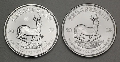 Krügerrand 2017 vrs. 2018