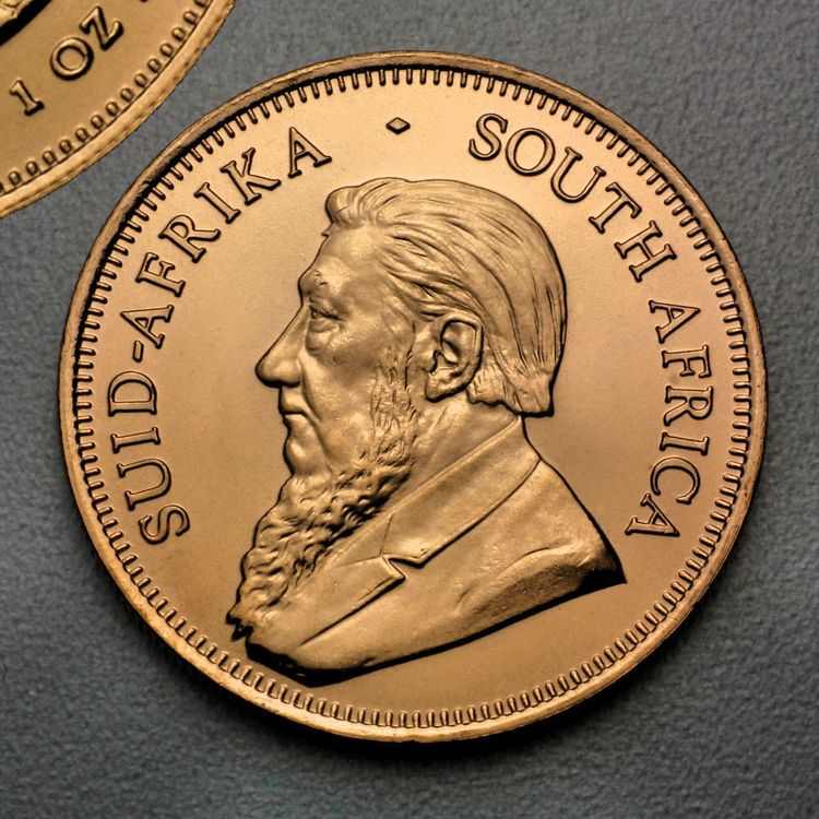 Kopfseite 1oz Krügerrand Kopfseite 1oz Krügerrand