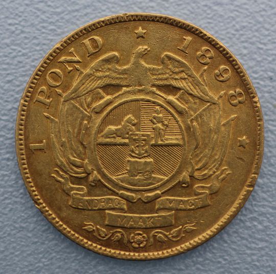 Südafrikanische 1-Pond Goldmünze