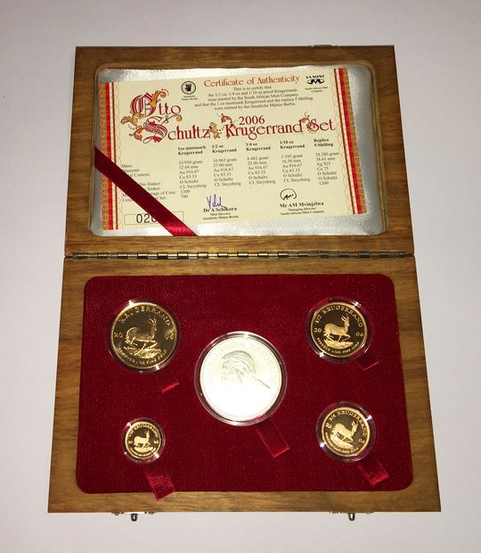 Krügerrand Proof Set 2006 Otto Schultz