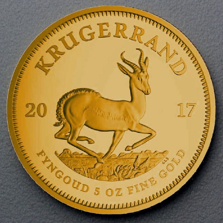 Krügerrand 5oz Goldmünze