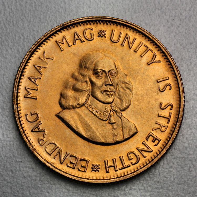 Kopfseite 2 Rand Goldmünze