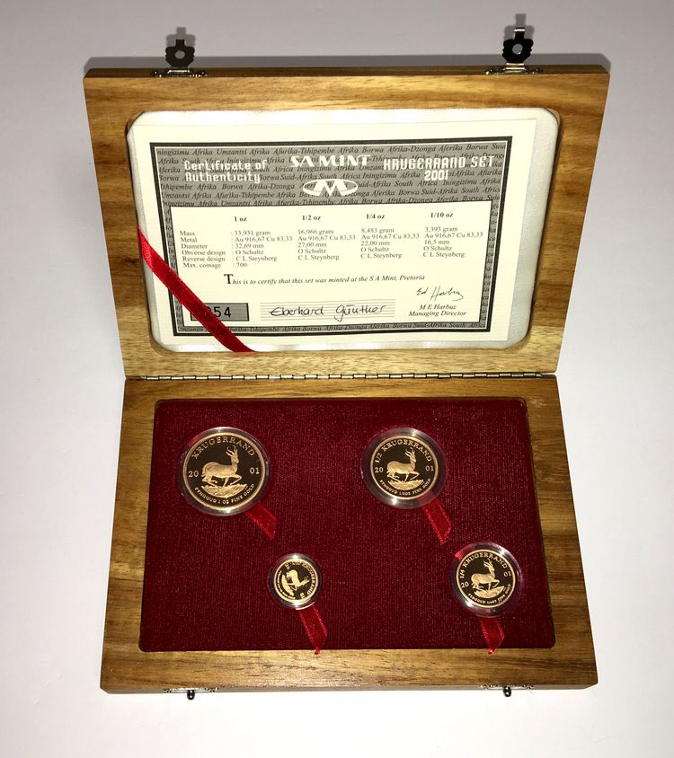 Krügerrand 2001 Proof Set