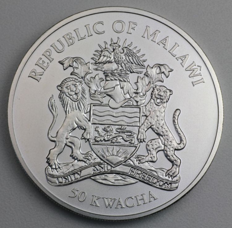 Zahlseite 1oz Silber Malawi